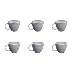 Bjorn Mug STONE 25cl - 6 pièces - Gris lune - gris 3701488305393_0