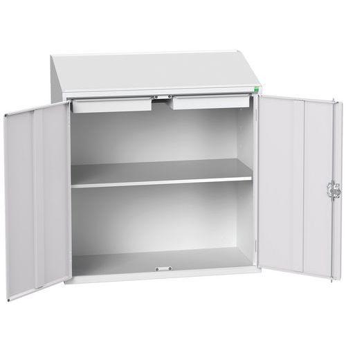 BOTT 1 ARMOIRE PUPITRE VERSO PORTES BATTANTES 1050X550X1130MM -BOTT