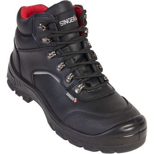 CHAUSSURES DE PROTECTION EN CUIR CROÛTE LISSE DE TAILLE 43 - SINGER SAFETY