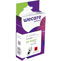 CONSOMMABLE ÉTIQUETEUSE WECARE - STANDARD - NOIR/ROUGE