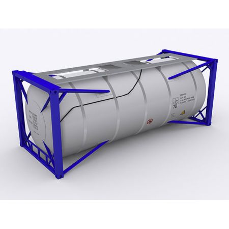Conteneur citerne TANK ISO réservoir destiné au transport de 120 à 130 fûts_0
