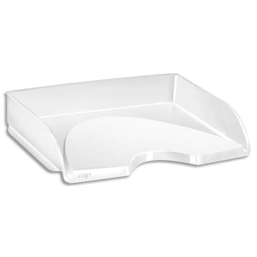 CORBEILLE A COURRIER CEP RIVIERA - 26,5 X 11,5 X 38,7 CM - BLANC ARCTIQUE