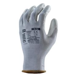 Coverguard - Gants de manutention en milieu sec paume enduite PU EUROLITE 13P105 (Pack de 10) Gris Taille 9 - gris 5450564022331_0