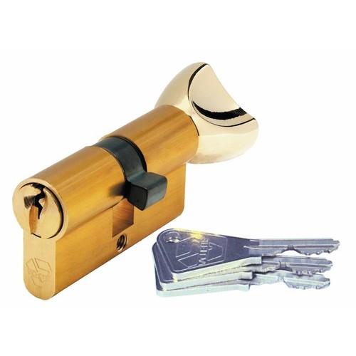 CYLINDRE 30 X B30 S'ENTROUVRANT SUR VARIURE UA 1001 - LAITON POLI - V5 VACHETTE