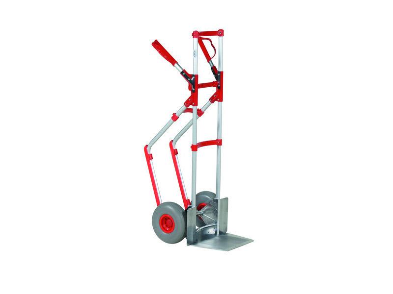 Diable brasseur DB300 - aluminium - charge 300 kg - bavette rabattable et roues gonflables_0