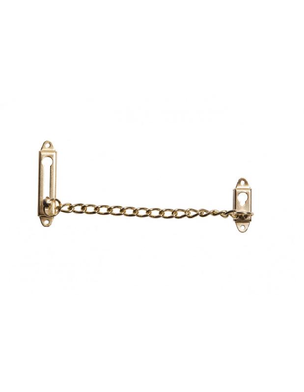 ENTREBÂILLEUR DE PORTE CHAINET NICKELÉ - SOCONA - CB1
