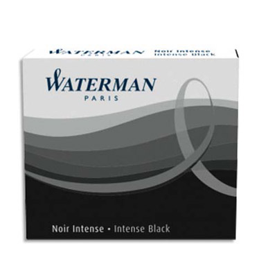 ETUI DE 6 MINI - CARTOUCHES WATERMAN - NOIR