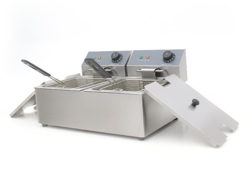 FRITEUSE ÉLECTRIQUE DOUBLE ECO 11+11 L