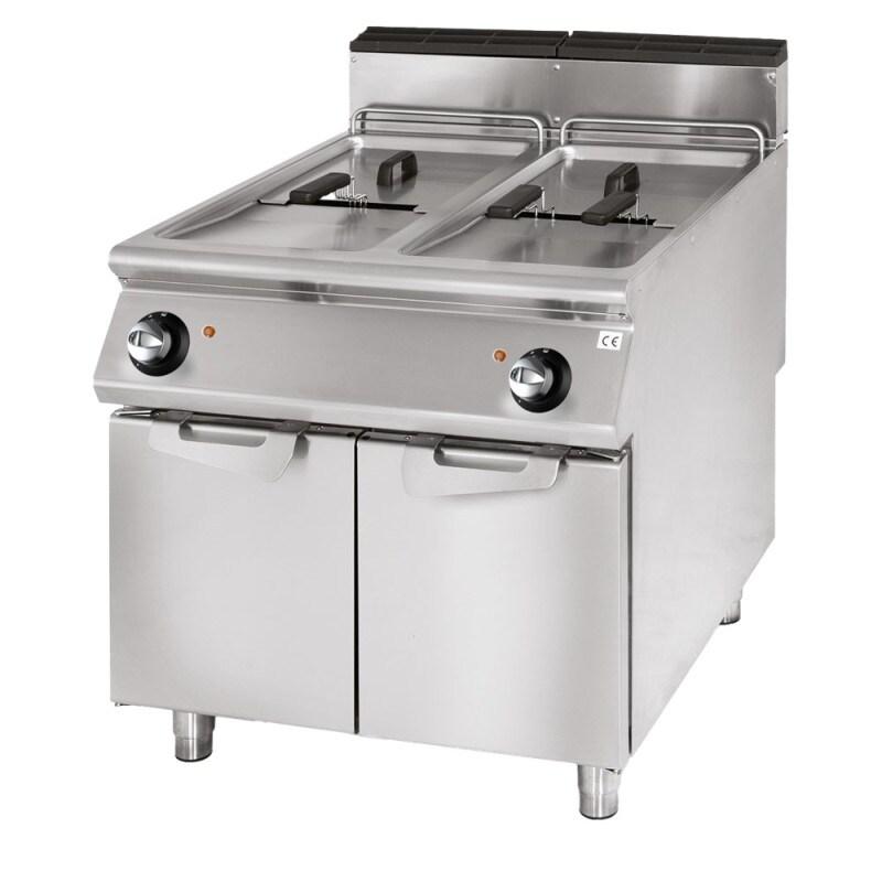 Friteuse gaz, capacité 2x 21 litres - VIRTUS - 4068875006370_0