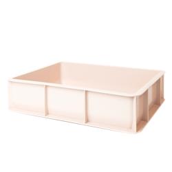 GILAC Demi-bac à pâtons 400 x 300 - 9 L - Rose poudré - Plastique - Fabrication française_0