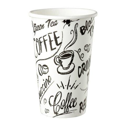 GOBELET EN CARTON GRAFFITI BRUNEAU - 30/34 CL - LOT DE 80