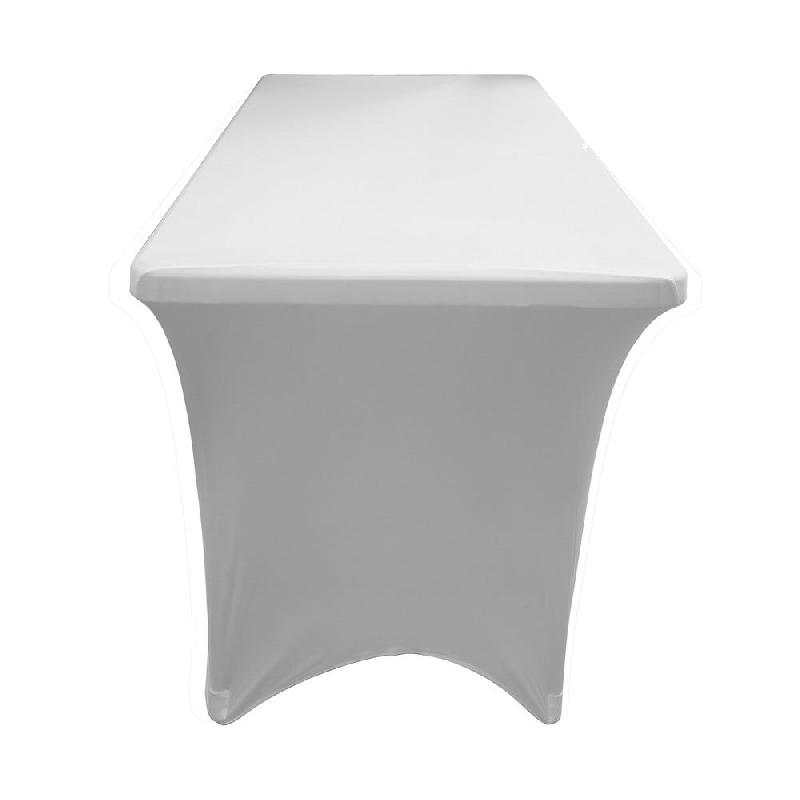 Housse pour table rectangulaire Nimes 183x76x74cm - blanche_0