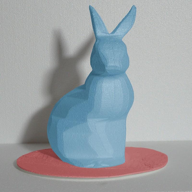 Lapin géant en polystyrène - Peint sur toutes les faces (Fabrication en 7 jours ouvrés + Livraison), 60cm_0