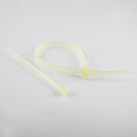 LOT DE 3 - COLLIERS DE SERRAGE COMPATIBLE ALIMENTAIRE 3,5 X 290 - PAR 100 - BLANC