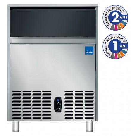Machine à glaçons pleins - CS90 - système à aspersion - 89 kg/jour - stockage 42 kg_0