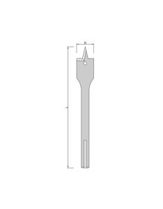 MECHE A BOIS PLATE DIAMETRE 36 MM