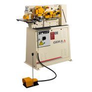 Microcrop - poinçonneuse hydraulique Geka - puissance 36 Ton - 3 stations de travail_0