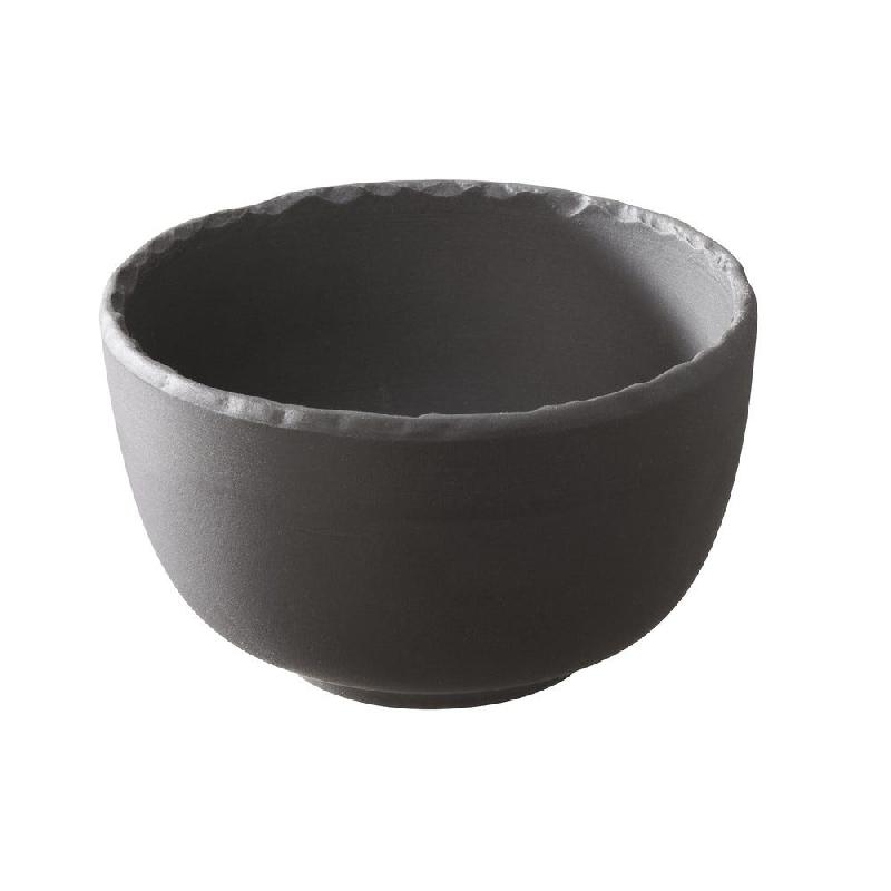 Mini bol Basalt porcelaine noir 7,5cm 8cl Revol - par 6_0