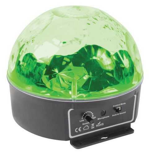 MINI STAR BALL 6X LEDS 3 W RGBAWP - TÉLÉCOMMANDE