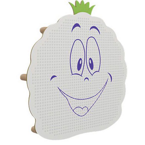 PAN. ACOUSTI-KIDS MURAL MODÈLE ANANAS PAN. BLANC POLAIRE - BESSIERE
