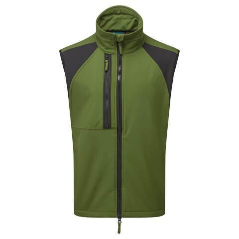 PORTWEST CD876 GILET SOFTSHELL WX2 (2L) VERT OLIVE - TAILLE S
