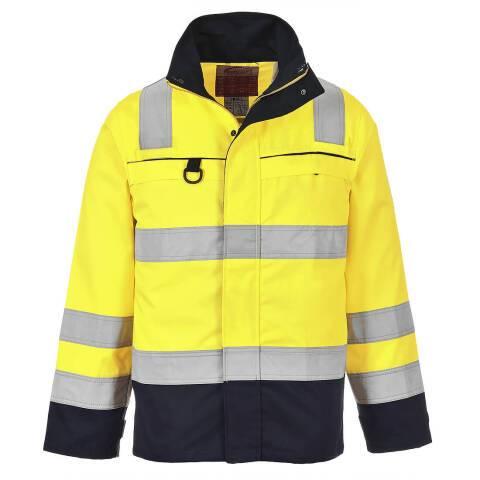 PORTWEST FR61 BLOUSON HAUTE-VISIBILITÉ MULTIRISQUES JAUNE/MARINE - TAILLE S
