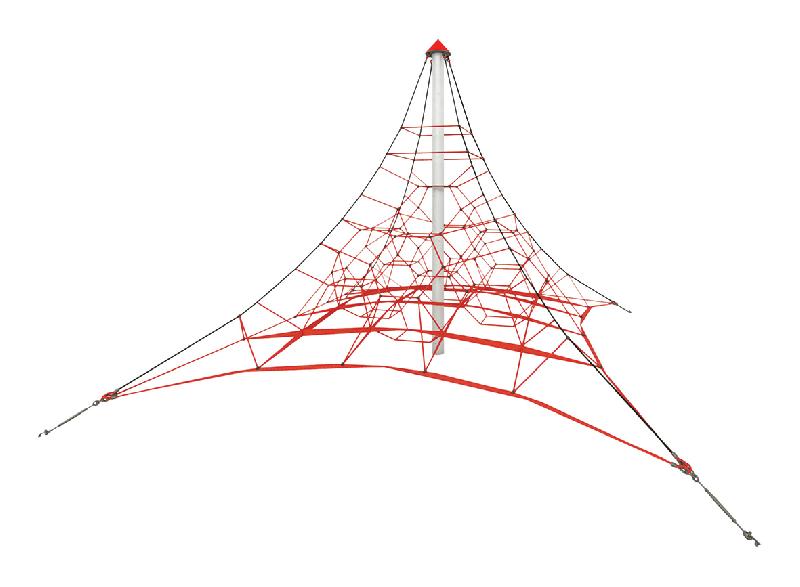 PYRAMIDE SPIDER 4 AVEC 4 POINTS D\'ANCRAGE - MANUTAN COLLECTIVITÉS