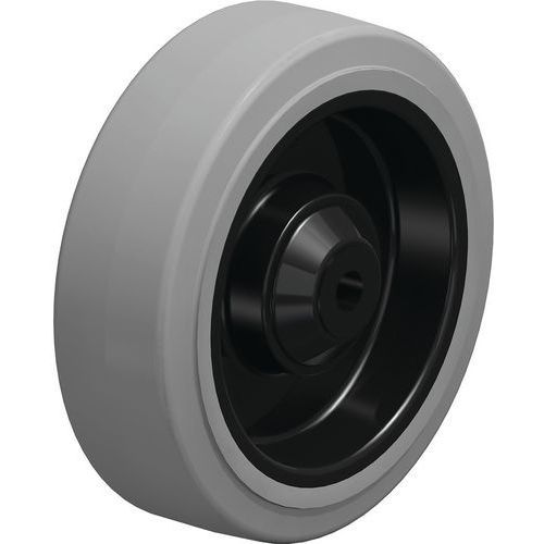 ROUE FORTES CHARGES À BANDAGE CAOUTCHOUC POEV 125_10KD-SG - BLICKLE