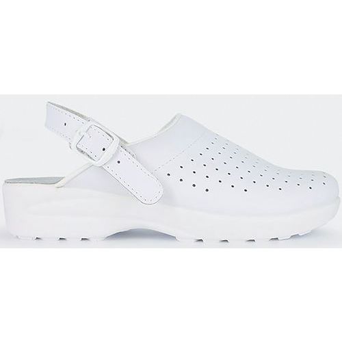 SABOT DE TRAVAIL EN CUIR PERFORÉ BLANC POINTURE 37 - NORDWAYS