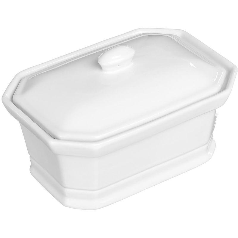 SECRET DE GOURMET - TERRINE FOIE GRAS CÉRAMIQUE BLANC