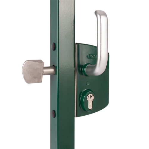 SERRURE DE PORTAIL COULISSANT - PROFIL 80 MM - LSKZ VERT LOCINOX
