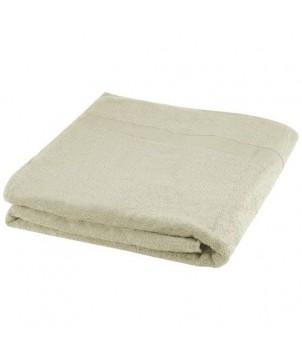 SERVIETTE EN COTON 450 G/M² 100X180 CM EVELYN - GRIS CLAIR - SERVIETTES PERSONNALISÉES