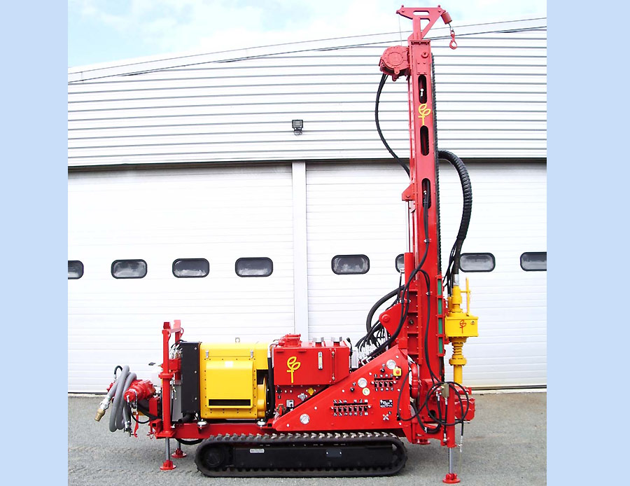 Sondeuse autonome hydraulique sur chenilles caoutchouc - moteur diesel 52 CV, 4 stabilisateurs hydrauliques_0