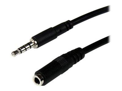 STARTECH.COM CÂBLE D'EXTENSION DE CASQUE TRRS 4 POSITIONS 3,5 MM 1 M - M/F