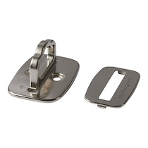 STARTECH.COM FENTE DE VERROUILLAGE DE SÉCURITÉ POUR ORDINATEUR PORTABLE - ACIER - LARGE PLAQUE D'ANCRAGE POUR ANTIVOL A VERROU (LTANCHORL) - ANCRAGE DE VERROU
