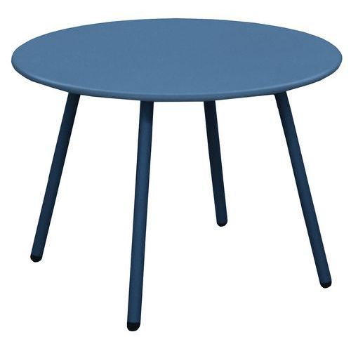 TABLE BASSE RIO Ø 50 CM BLEU - PROLOISIRS