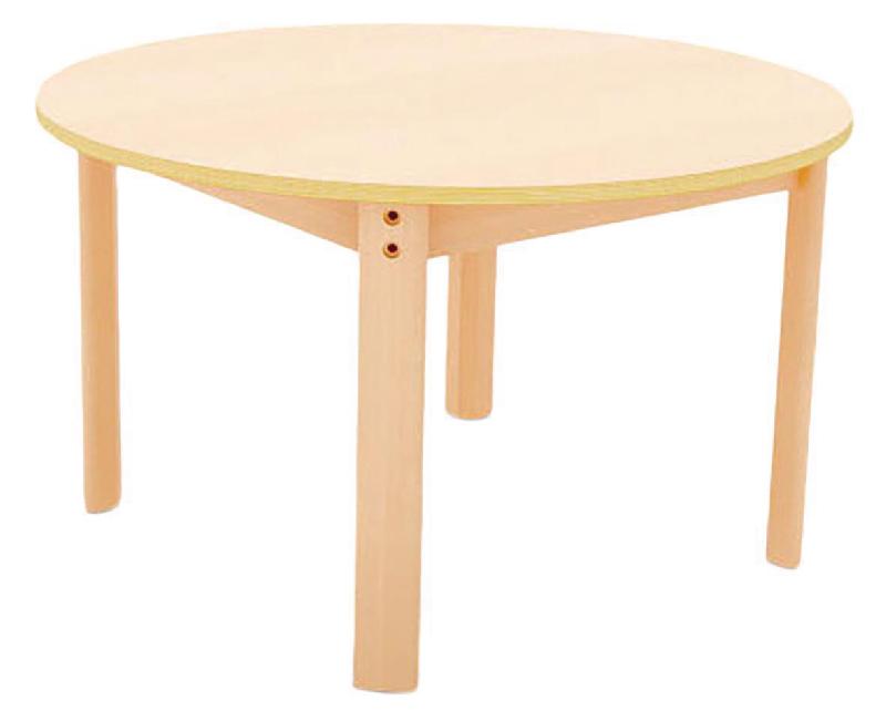TABLE ERGO RONDE T0 - HÊTRE/HÊTRE - MANUTAN COLLECTIVITÉS