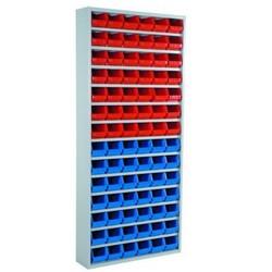 Étagère casiers - modulable et complète pour entrepôt, remises et boutiques - 6 ou 12 étagères - 42 ou 84 casiers modules_0
