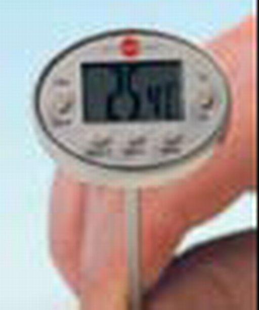 Thermomètre inox - sonde 120 mm - étanche IP68 - très précis ± 0,3° C - réf.041218_0