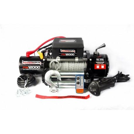 Treuil electrique powerwinch 5400 kg 12v telecommande_0