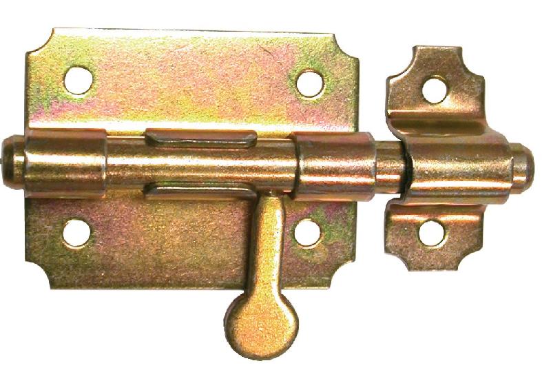 VERROU DE BOX BOUTON POIRE DIAMÈTRE 14MM ZINGUÉ NOIR - JARDINIER MASSARD - 9521153