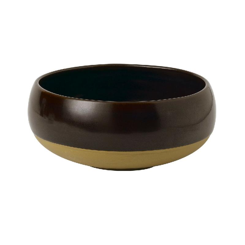 BOL ROND BRUN PORCELAINE Ø 15,5 CM EMERGE CHURCHILL