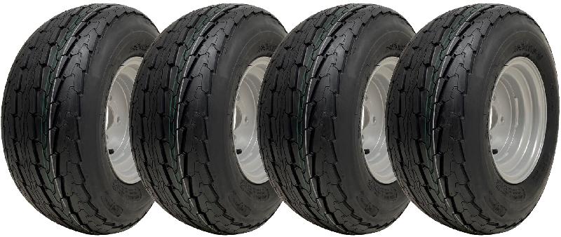 20.5x8.0-10 Roues de remorque 100mm PCD Wanda P815 Road Legal 412kg Load (Set of 4)_0