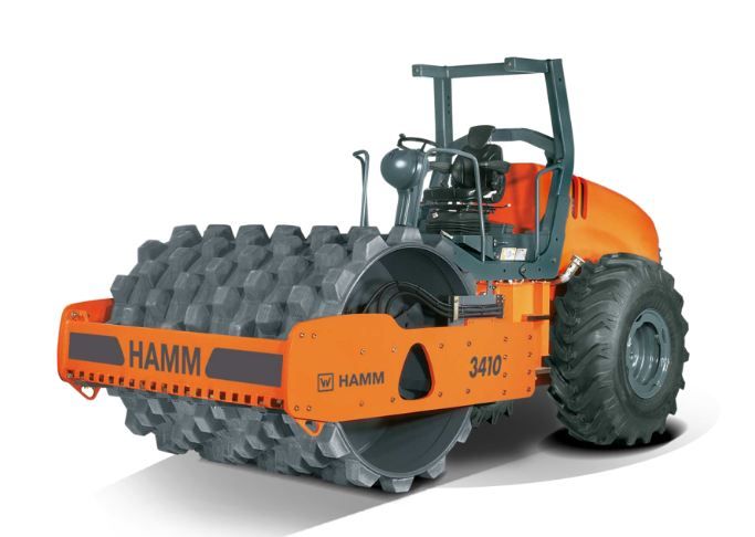 3410P H179 - Compacteur monocylindre à pieds dameurs - Hamm - 11020 kg_0