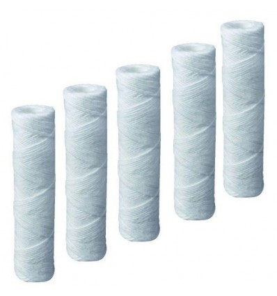 703202 - Lot de 5 cartouches filtrantes bobinées 25µ (ACS) pour filtre 10