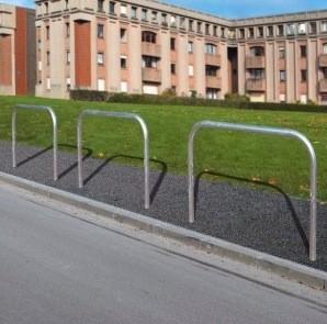 Arceau urbain simple - Acier, 3 longueurs et 2 diamètres, finition galvanisée ou peinte_0