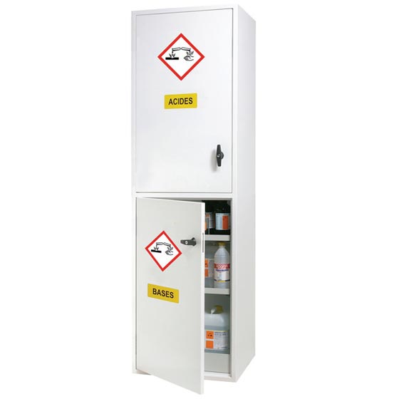 Armoire de sécurité verticale passive COMBIPASS - 580 x 500 x h 1950 mm - 2 compartiments 65L - Réf NOVCBI 21950 - BIOLAB_0