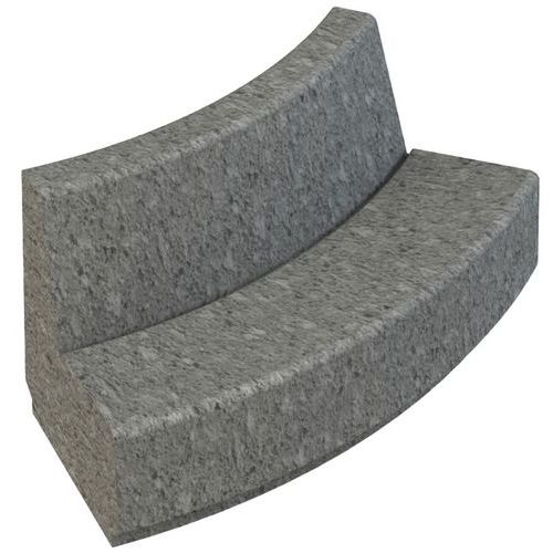 BANC DAYTONA CONVEXE LONGUEUR 173 CM - GRIS ANTHRACITE
