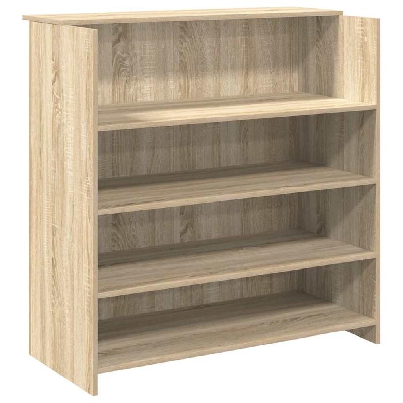 Bureau de réception Chêne Sonoma 100x50x103,5 cm Bois d'ingénierie Modèle Atlas Master Minimal - 8721158629333_0