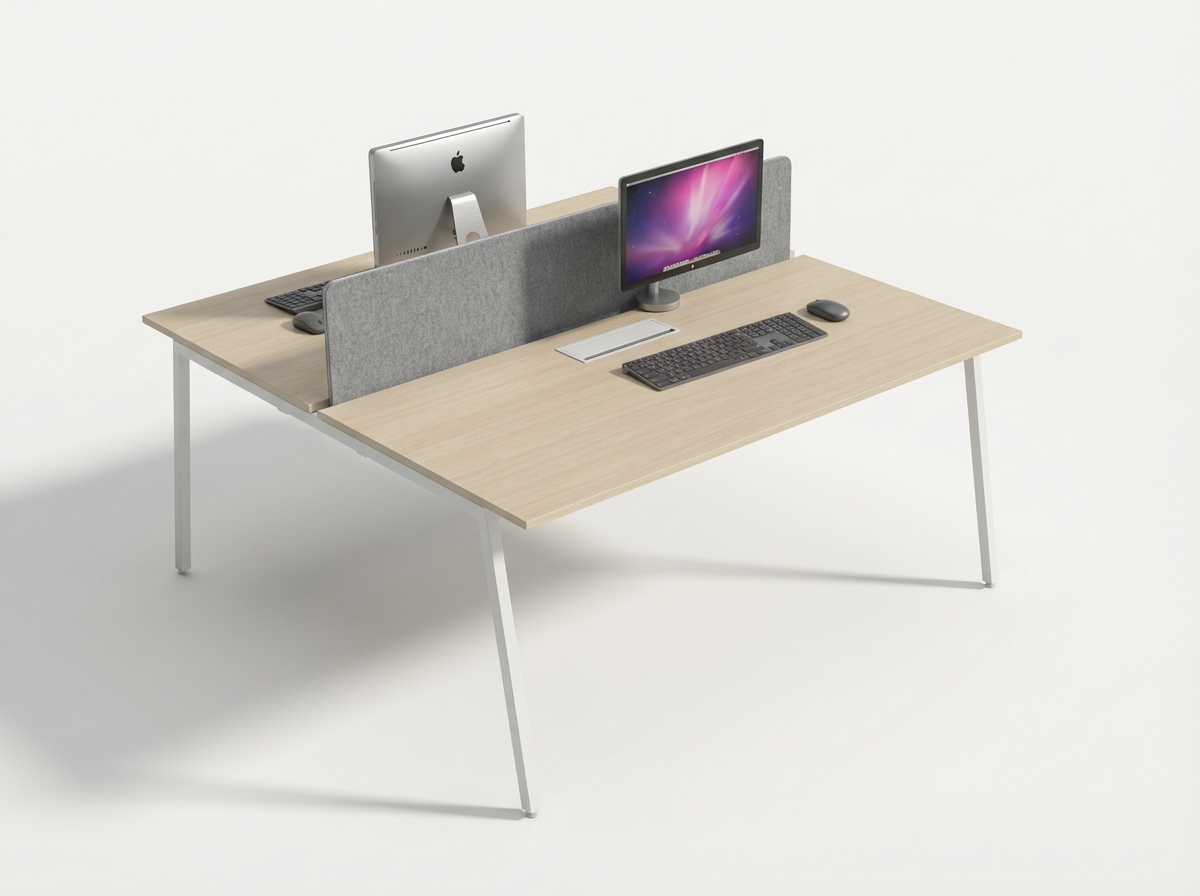 Bureau double LESS -A-M 2 PER L. 160 H. 74 P. 160 cm_0